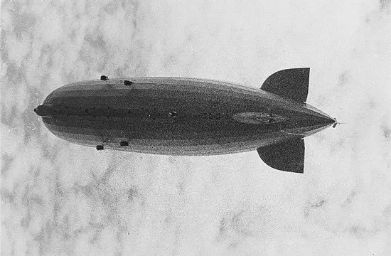 Foto des Luftschiffs "Graf Zeppelin"